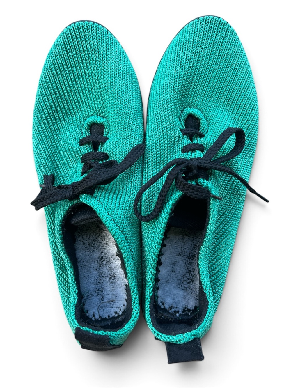 Arcopedico LS Emerald Green Knit Lace Up Comfort Shoes Sneakers Size 42 - Picture 4 of 7